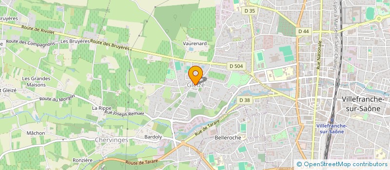 localisation de l'entreprise MADAME VERANE SALEMBIER  GLEIZE