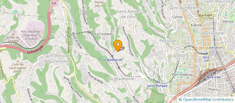 localisation de l'entreprise MADAME VERANE VIGUET  NICE