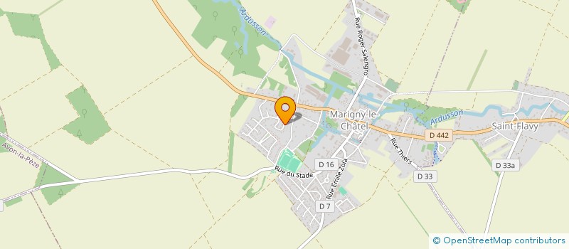 localisation de l'entreprise MADAME VERANNE DECOUDU  MARIGNY-LE-CHATEL