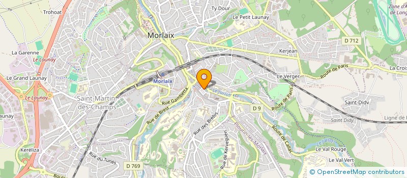 localisation de l'entreprise MADAME VERENA BOUCHARD à MORLAIX
