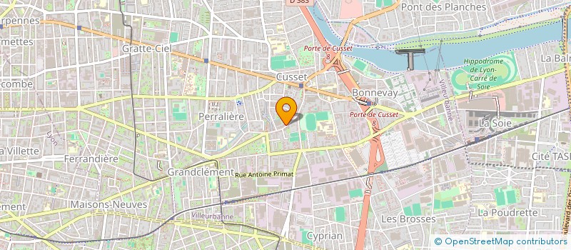 localisation de l'entreprise MADAME VERENA BOURBIA  VILLEURBANNE