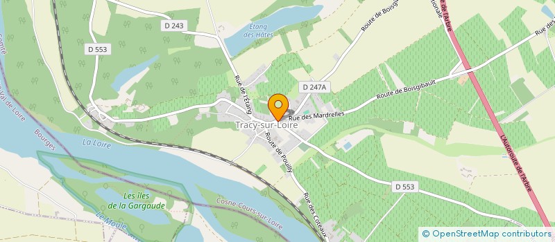 localisation de l'entreprise MADAME VERENA BRATZKE à TRACY-SUR-LOIRE
