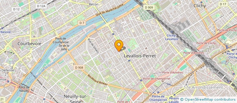 localisation de l'entreprise MADAME VERENA DIETRICH à LEVALLOIS-PERRET