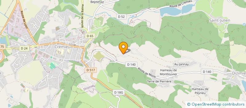 localisation de l'entreprise MADAME VERENA RICHARDIER  DIZIMIEU