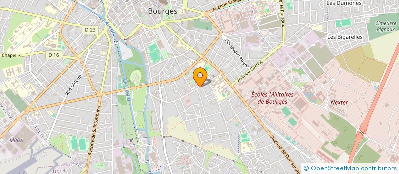 localisation de l'entreprise MADAME VERENE COLLARD  BOURGES