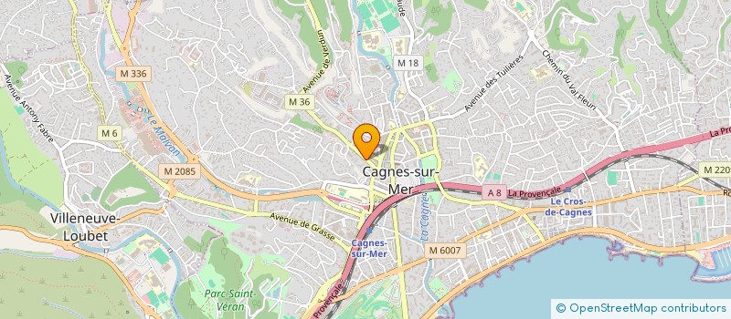 localisation de l'entreprise MADAME VERICA MARSILIJA à CAGNES-SUR-MER