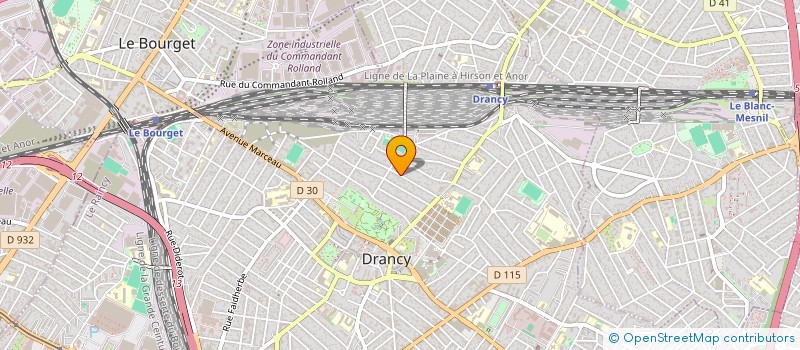 localisation de l'entreprise MADAME VERIDIANA DAVID BIZZI HELENA  DRANCY