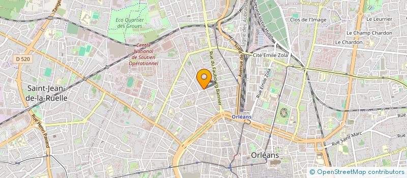 localisation de l'entreprise MADAME VERITY KEMP  ORLEANS