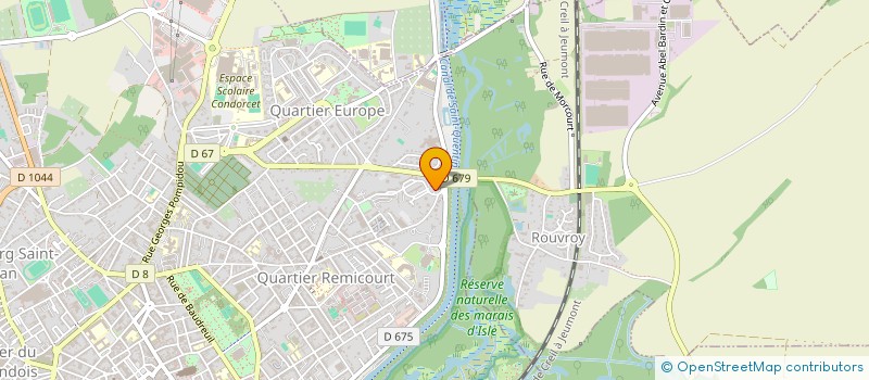 localisation de l'entreprise MADAME VERLAINE CARON  SAINT-QUENTIN