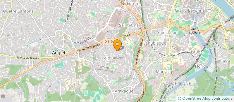 localisation de l'entreprise MADAME VERLAINE MIVIELLE à BAYONNE