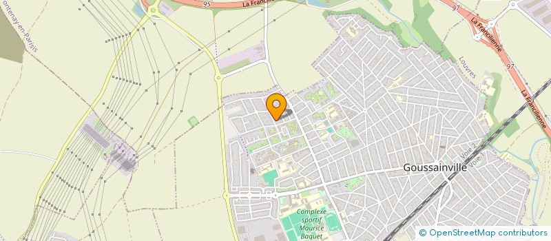 localisation de l'entreprise MADAME VERLINE JECROIS  GOUSSAINVILLE