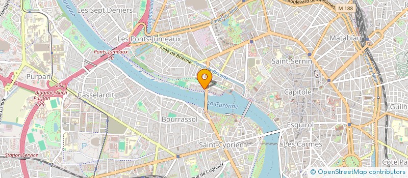 localisation de l'entreprise MADAME VERO MOREAU à TOULOUSE