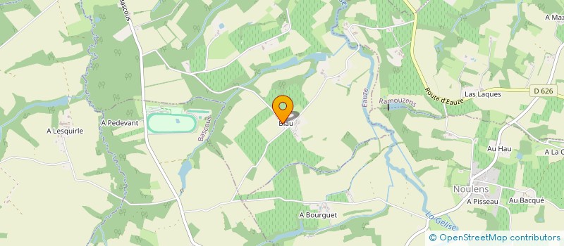 localisation de l'entreprise MADAME VERONICA AGUDO ALVAREZ  EAUZE