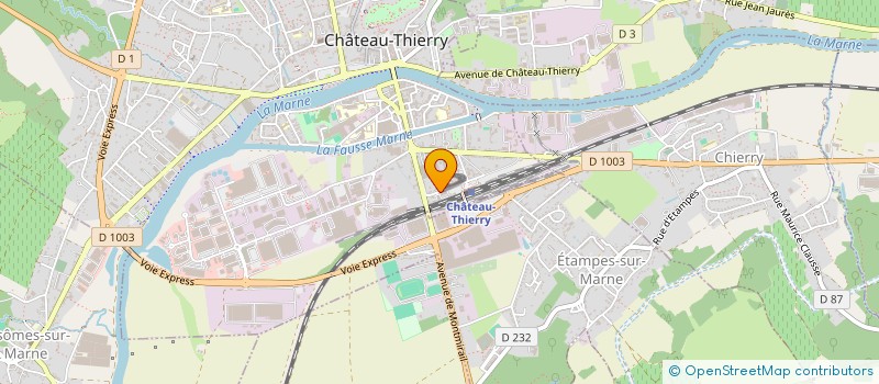 localisation de l'entreprise MADAME VERONICA ANGHEL  CHATEAU-THIERRY