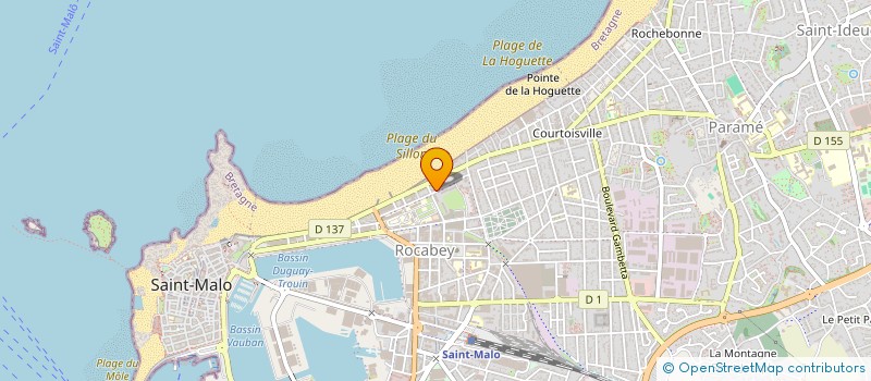 localisation de l'entreprise MADAME VERONICA BERMUDEZ BENITO  SAINT-MALO