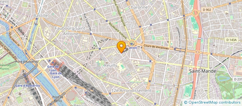 localisation de l'entreprise MADAME VERONICA BUSTAMANTE  PARIS