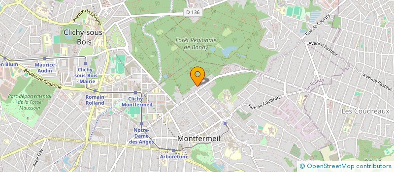 localisation de l'entreprise MADAME VERONICA CIBOTARI  MONTFERMEIL