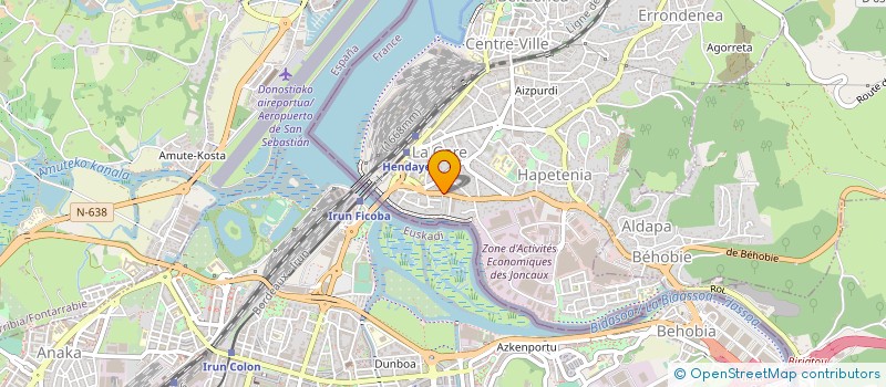 localisation de l'entreprise MADAME VERONICA COBZARU à HENDAYE