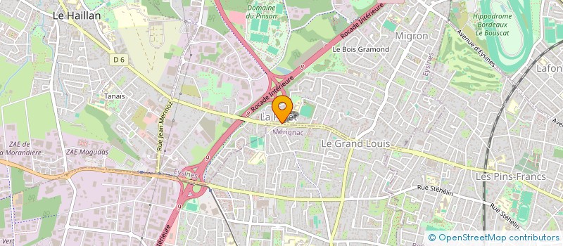 localisation de l'entreprise MADAME VERONICA COCIRLA  EYSINES