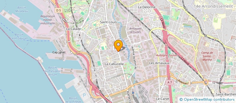 localisation de l'entreprise MADAME VERONICA COLOMPAR à MARSEILLE