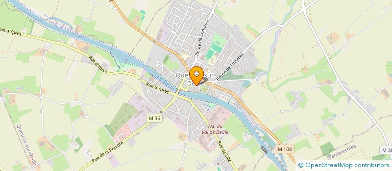 localisation de l'entreprise MADAME VERONICA DUJARDIN à QUESNOY-SUR-DEULE