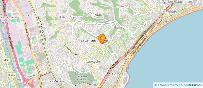 localisation de l'entreprise MADAME VERONICA ESANU à NICE