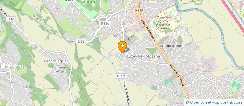 localisation de l'entreprise MADAME VERONICA GARCIA GONZALEZ  AUZEVILLE-TOLOSANE