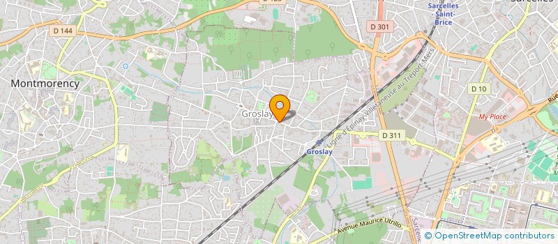 localisation de l'entreprise MADAME VERONICA GARCIA SALGADO à COLOMBES