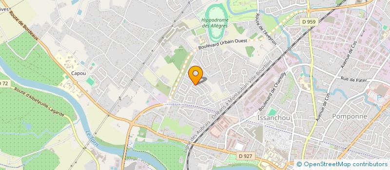 localisation de l'entreprise MADAME VERONICA GOMEZ  MONTAUBAN