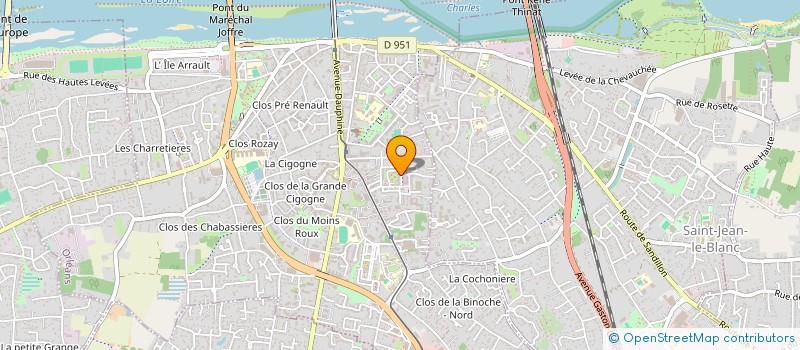 localisation de l'entreprise MADAME VERONICA GRONEVELTD à ORLEANS
