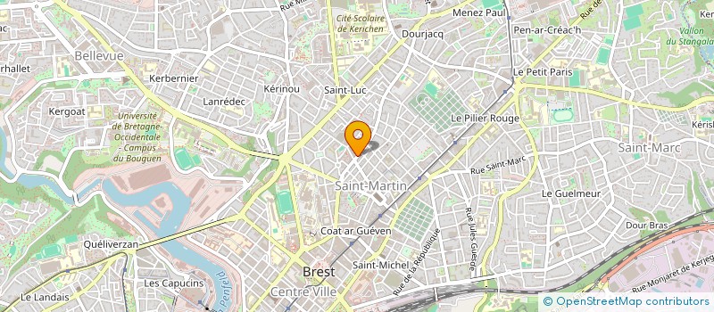 localisation de l'entreprise MADAME VERONICA HOBAN à BREST