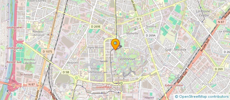 localisation de l'entreprise MADAME VERONICA KANALAS  GRENOBLE