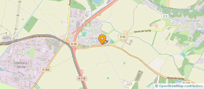 localisation de l'entreprise MADAME VERONICA MARQUES DE CARVALHO  SACLAY