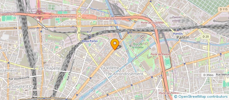 localisation de l'entreprise MADAME VERONICA MARTINEZ LOPEZ  PARIS