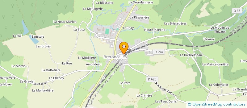 localisation de l'entreprise MADAME VERONICA RICO PIRES à BRETONCELLES