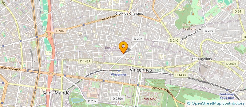 localisation de l'entreprise MADAME VERONICA SANDU à VINCENNES