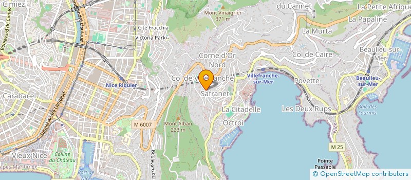localisation de l'entreprise MADAME VERONICA SEXTON à VILLEFRANCHE-SUR-MER