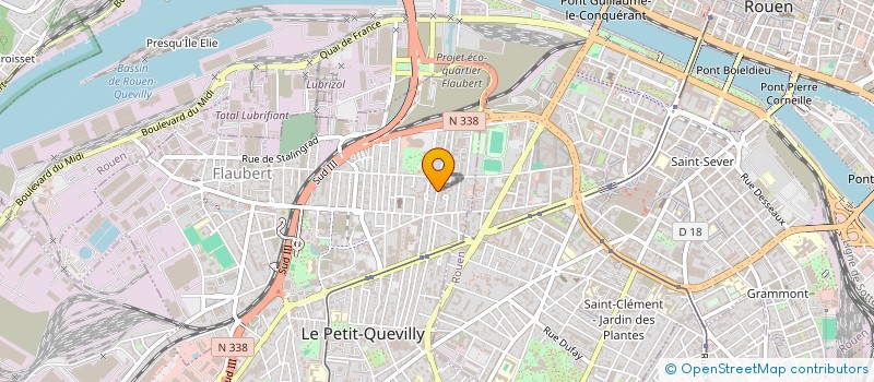 localisation de l'entreprise MADAME VERONICA SIMION  LE PETIT-QUEVILLY