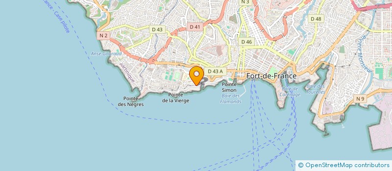 localisation de l'entreprise MADAME VERONICA THOMAS à FORT-DE-FRANCE