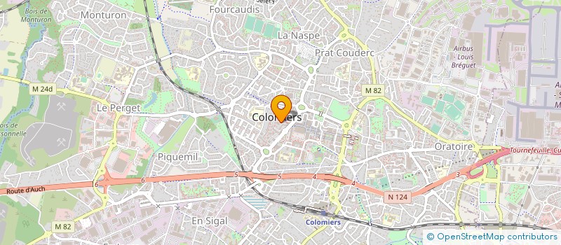 localisation de l'entreprise MADAME VERONICA TOLOMEO à COLOMIERS