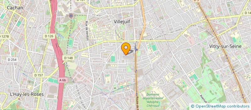 localisation de l'entreprise MADAME VERONICA VERA  VILLEJUIF