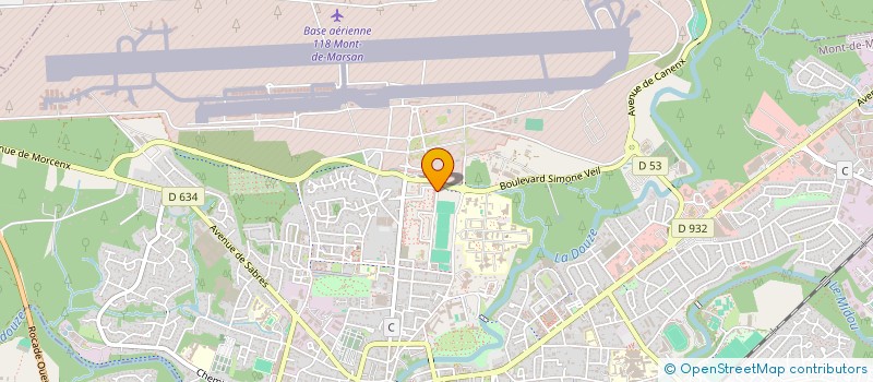 localisation de l'entreprise MADAME VERONICA VIE  MONT-DE-MARSAN