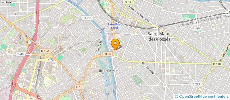 localisation de l'entreprise MADAME VERONICA WALSH  SAINT-MAUR-DES-FOSSES