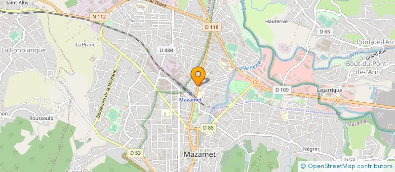 localisation de l'entreprise MADAME VERONIK LOYANT à MAZAMET