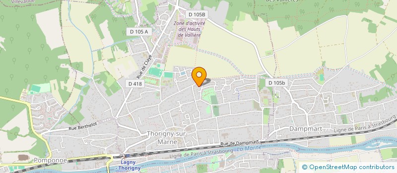 localisation de l'entreprise MADAME VERONIKA ANASTASIO  THORIGNY-SUR-MARNE