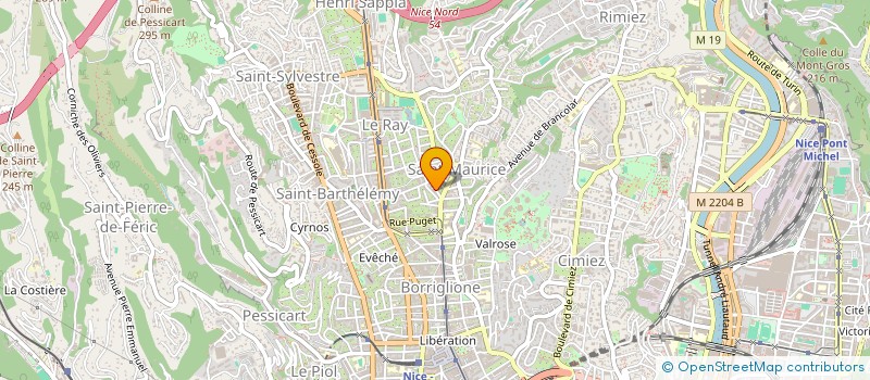 localisation de l'entreprise MADAME VERONIKA BEAUSSANT à NICE