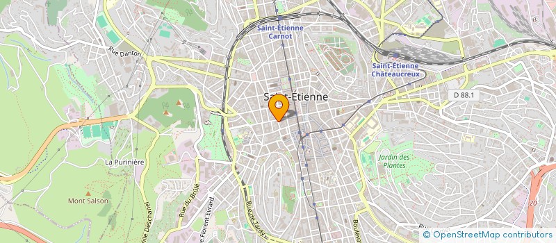 localisation de l'entreprise MADAME VERONIKA HUBER  SAINT-ETIENNE