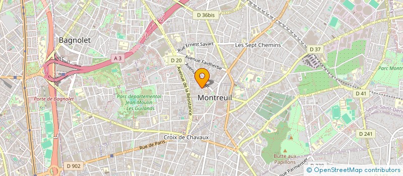 localisation de l'entreprise MADAME VERONIKA KROTKI à MONTREUIL