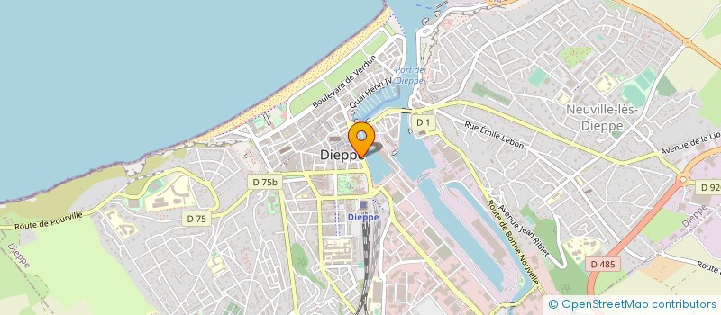 localisation de l'entreprise MADAME VERONIKA MICHIELS à DIEPPE