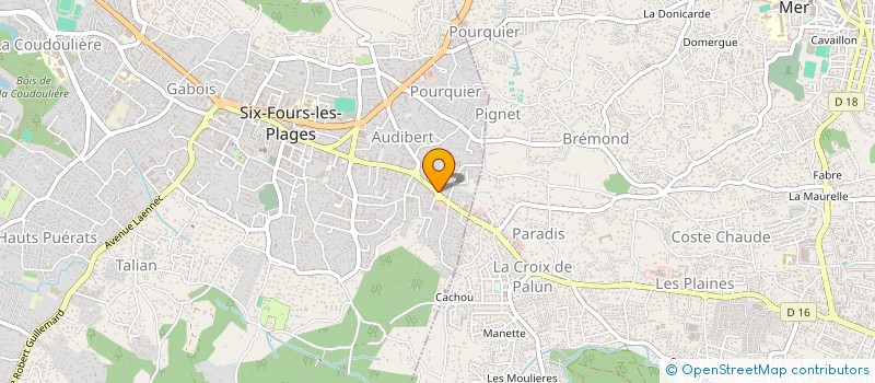 localisation de l'entreprise MADAME VERONIKA STEPANKOVA à SIX-FOURS-LES-PLAGES